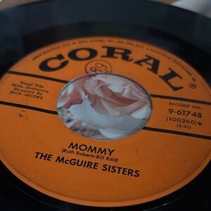 Coral Vinyl Record - The McGuire Sisters